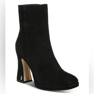 Sam Edelman Jaye Blockheel Bootie Black